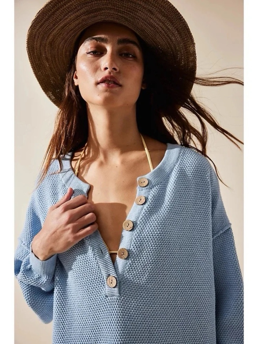 Free People Beach Hailee Sweater Midi Dress - Picture 3 of 13